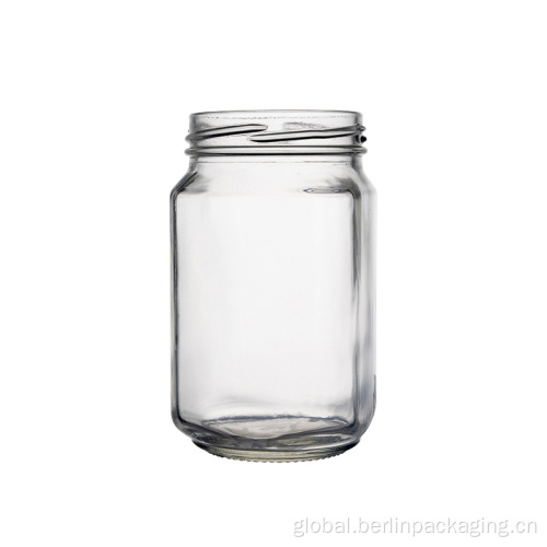 Food Storage Container Square Jar Square Glass Jar for Jam Supplier